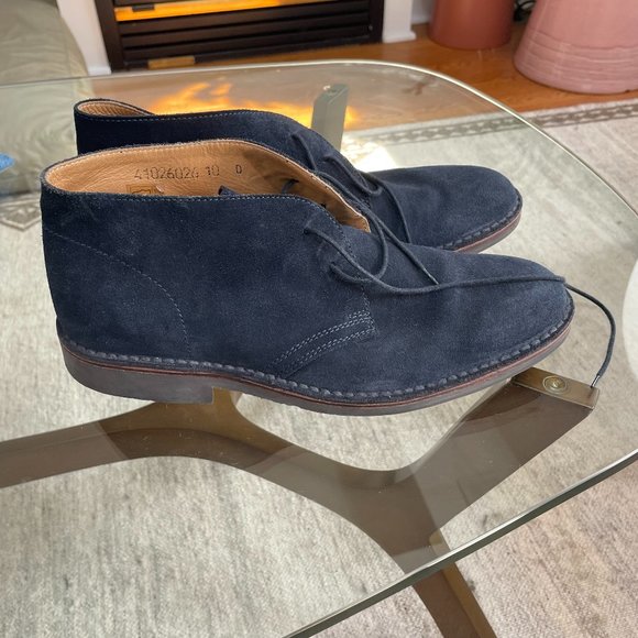 1818 Footwear Suede Chukka Boots - Navy